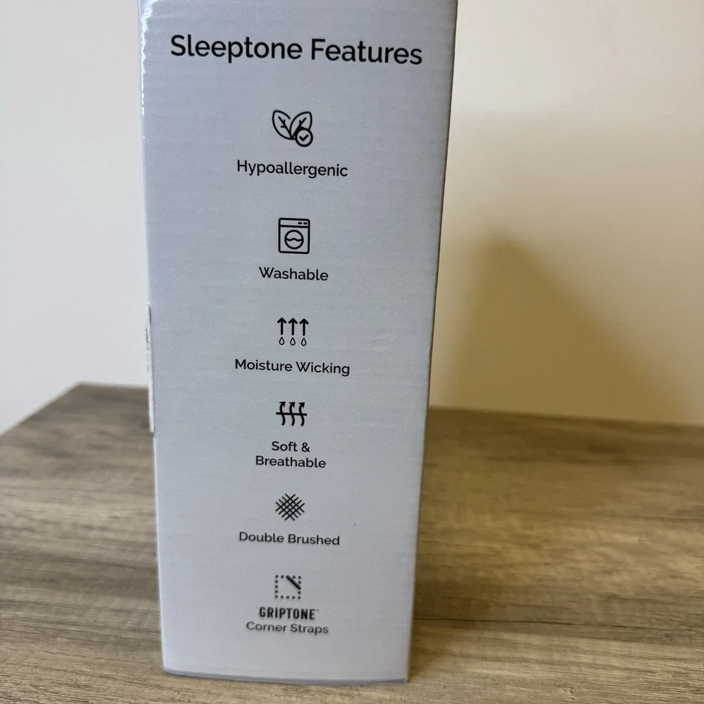 Sleeptone Premium Bamboo Sheets Twin NWT gray